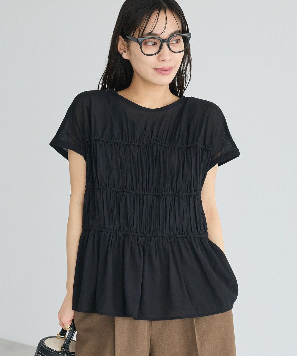 CRAFT STANDARD BOUTIQUE ヴィンテージボイルギャザーブラウス 