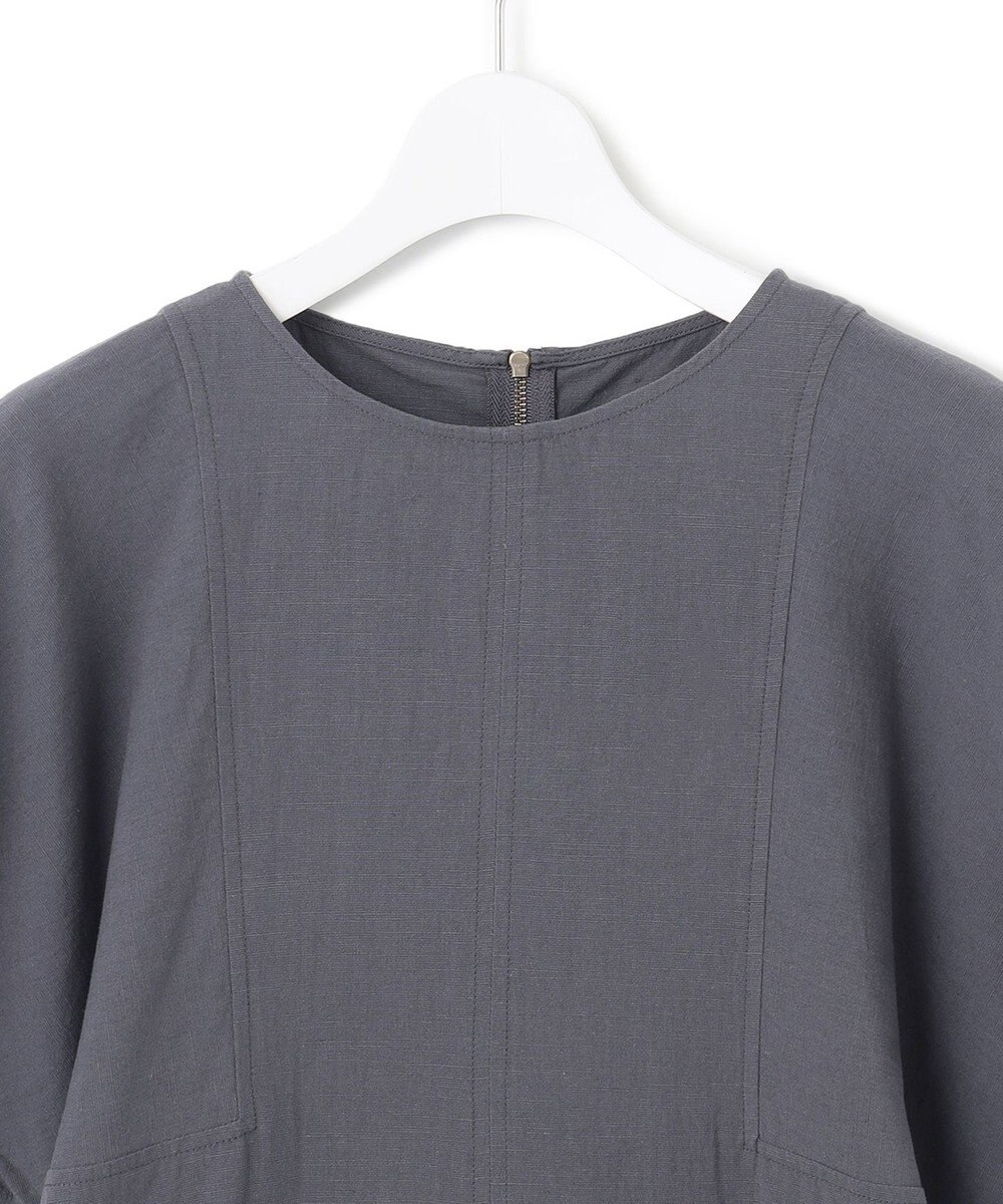 J.PRESS YORK STREET 【WOMEN】ワンウォッシュ リネンコットン ワンピース 