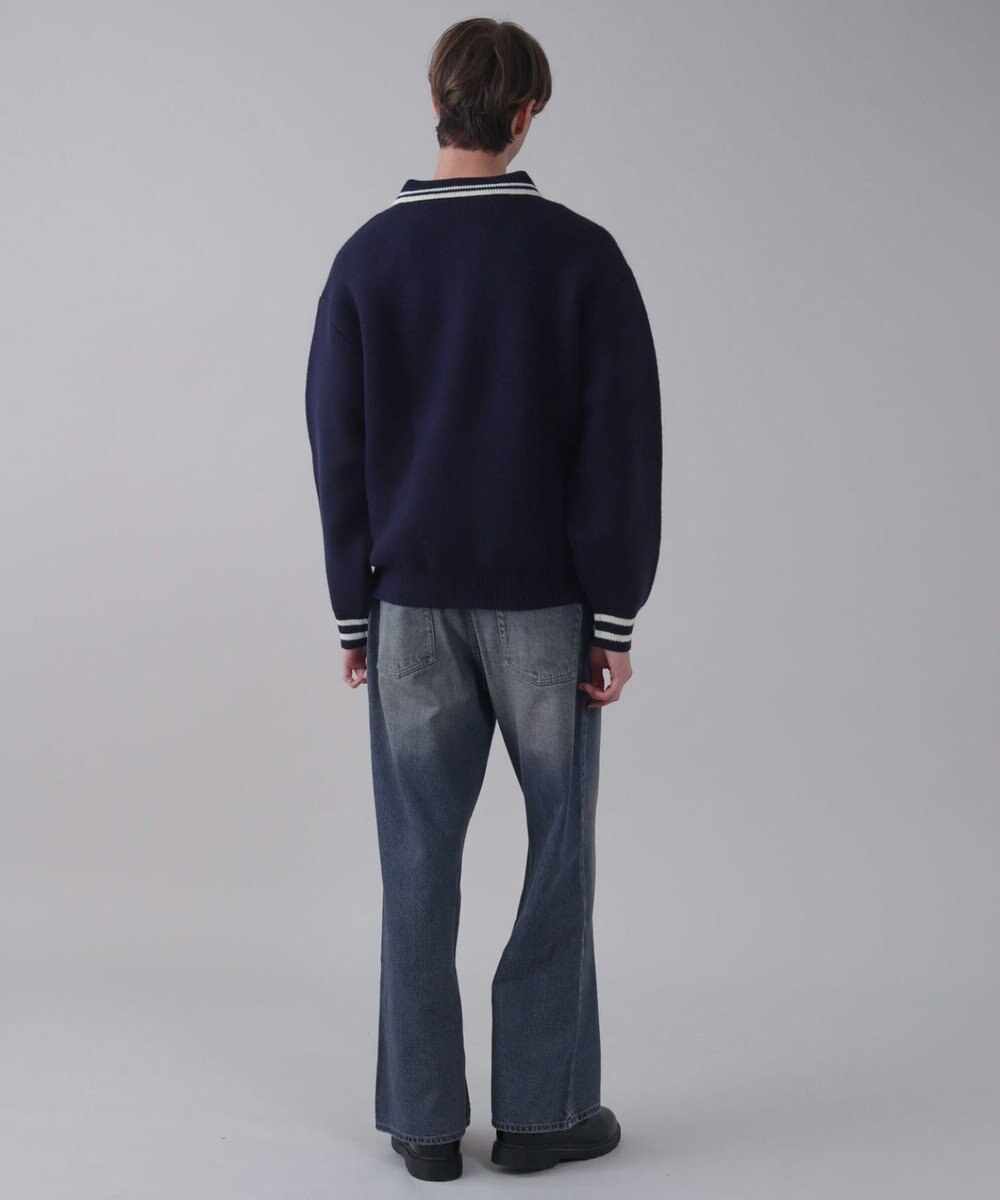 WEGO 【ユニセックス着用ITEM】ワンポイント刺繍ニットポロ 