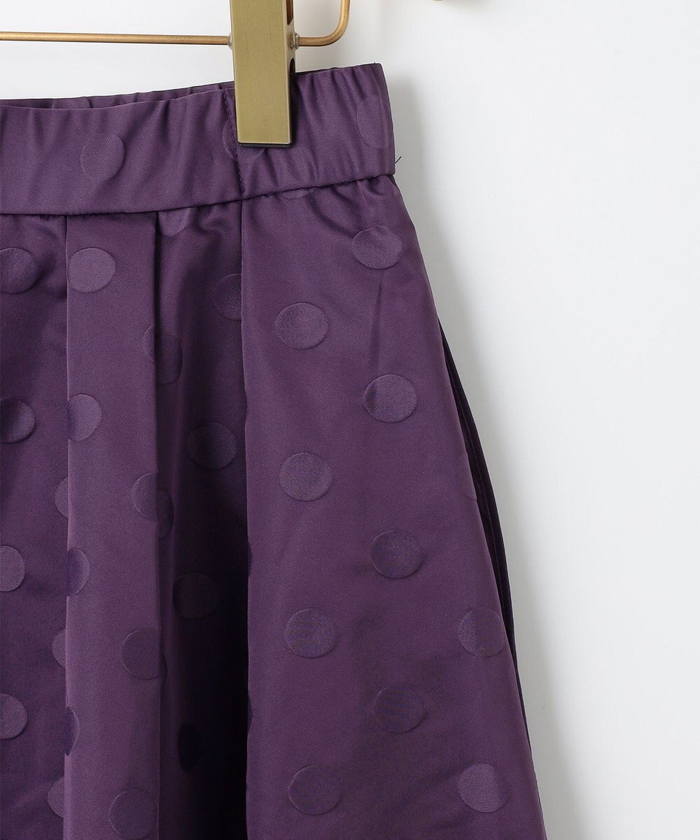 組曲 ドットジャガード フレア スカート 