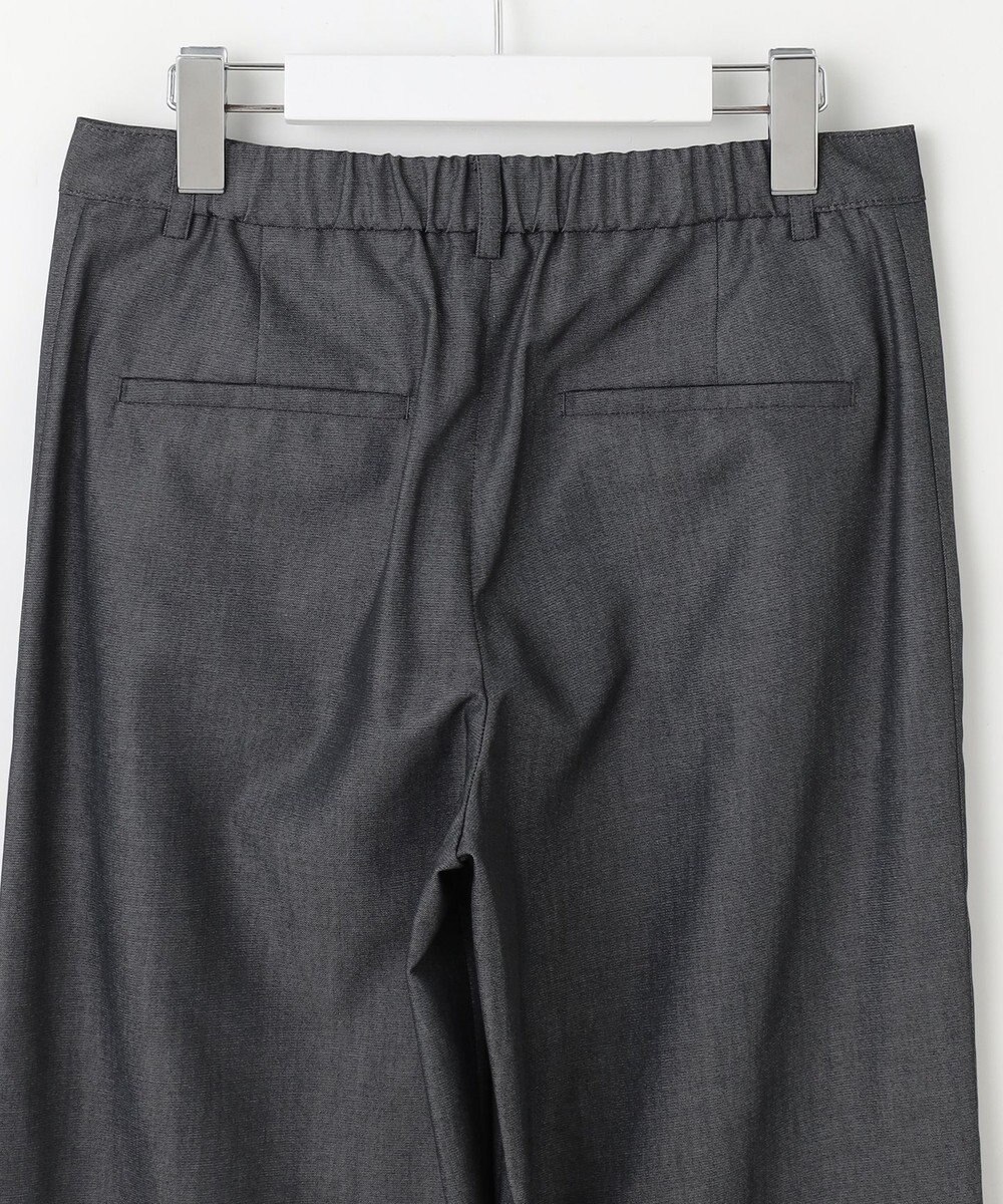 J.PRESS LADIES L 【洗える・防シワ・速乾】ツイルシャンブレー ワイド パンツ 