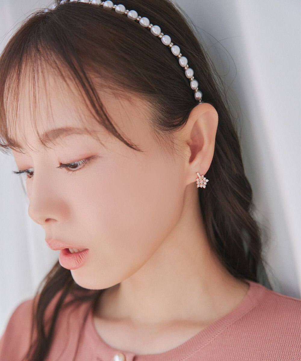 Tiaclasse 【安田美沙子さん着用・金属アレルギー対応】スノーフレークピアス／イヤリング 