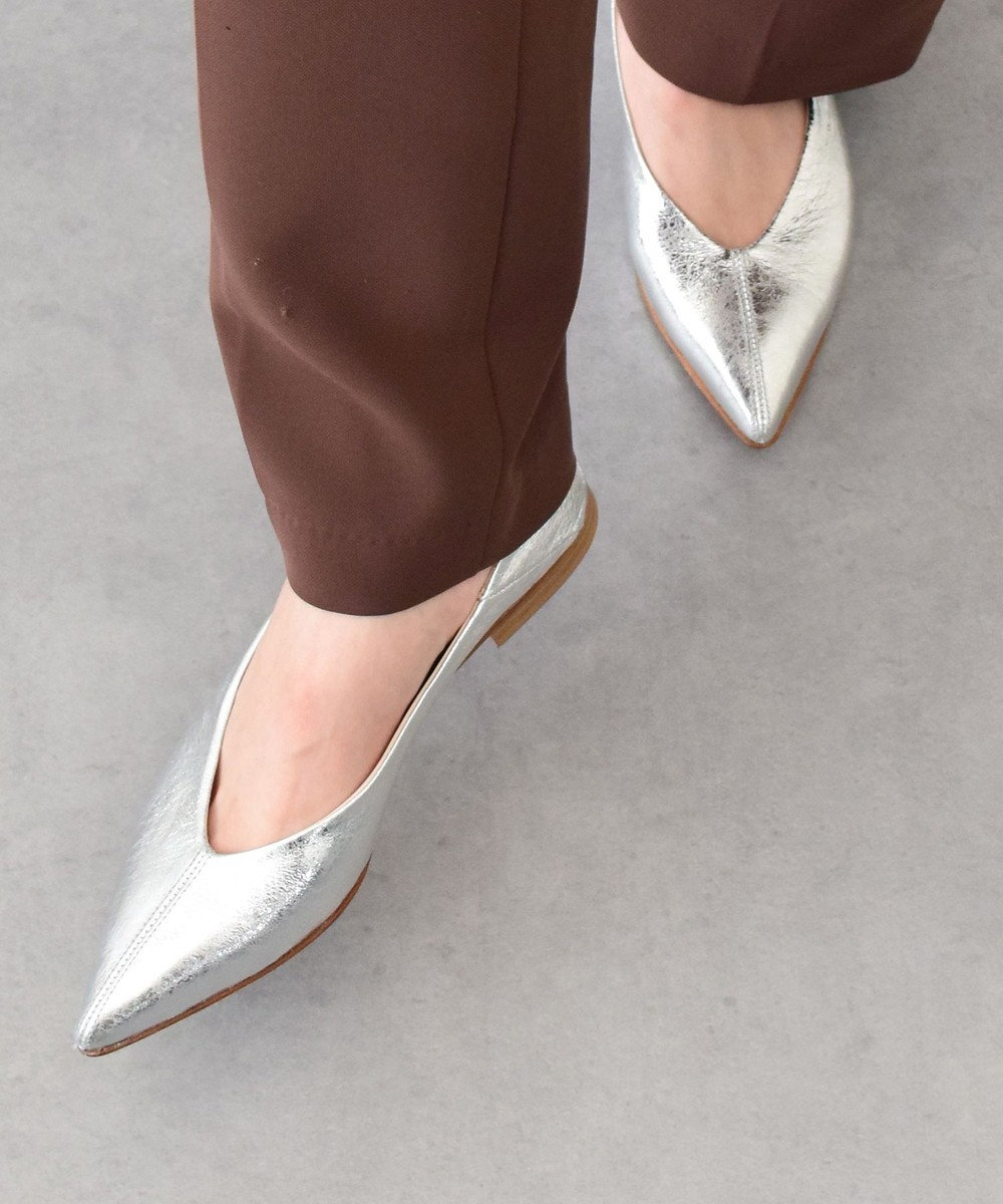 INTER-CHAUSSURES 【INTER-CHAUSSURES】ポインテッドトウサケットバレエシューズ 