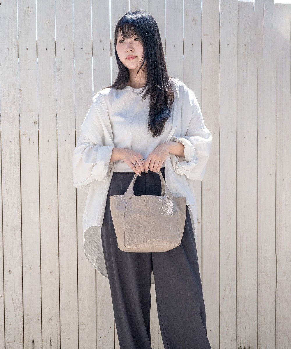 Hekhèr Le Style de Vie 【日本製/セレモニーにも】シュリンクレザー ハンドバッグ small 