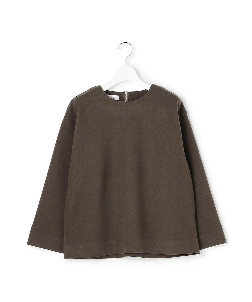 J.PRESS YORK STREET 【WOMEN】ウールライクジャージー プルオーバーシャツ 