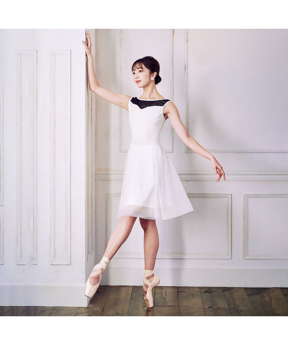 Chacott ノースリーブレオタード 