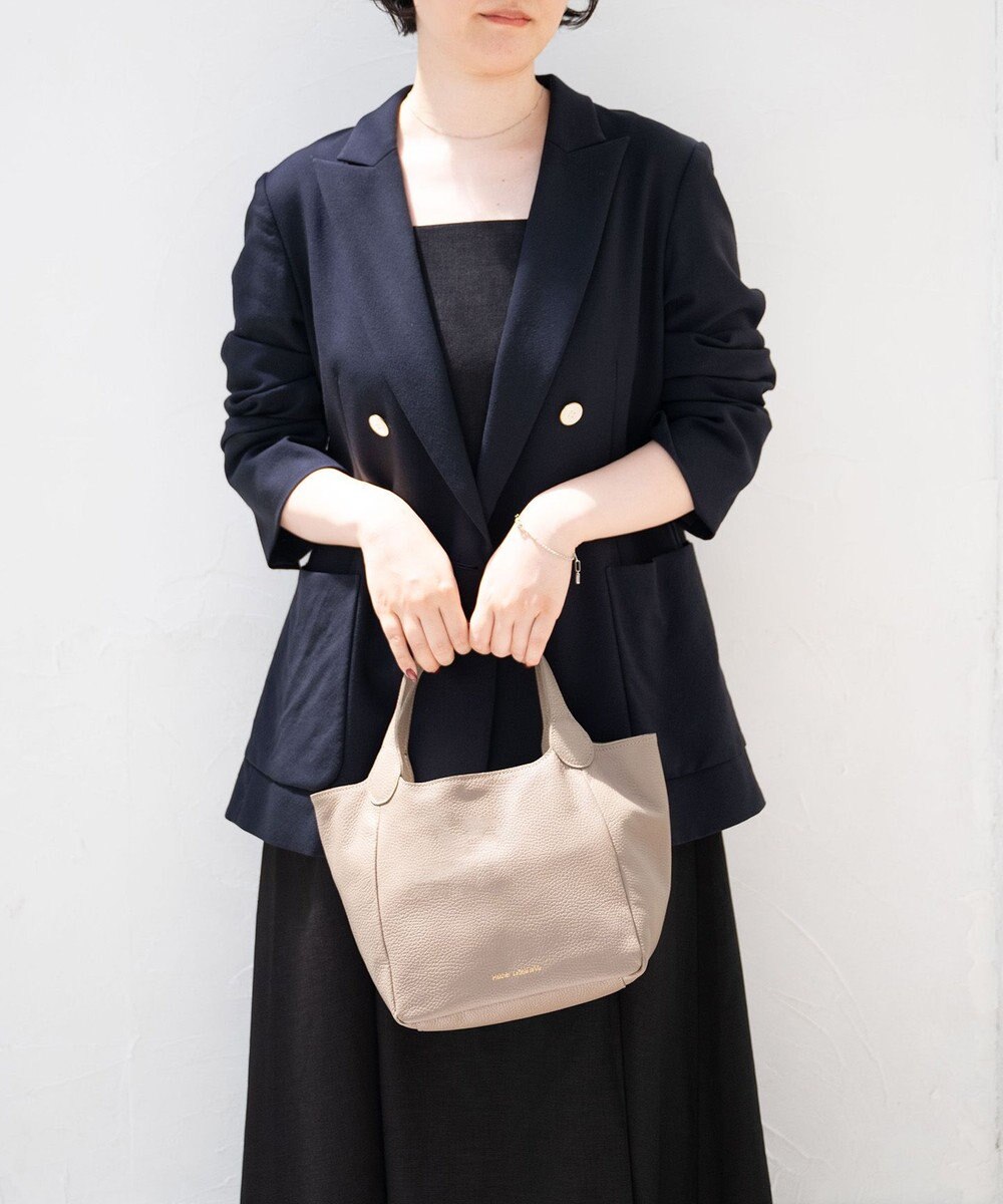 Hekhèr Le Style de Vie 【日本製/セレモニーにも】シュリンクレザー ハンドバッグ small 