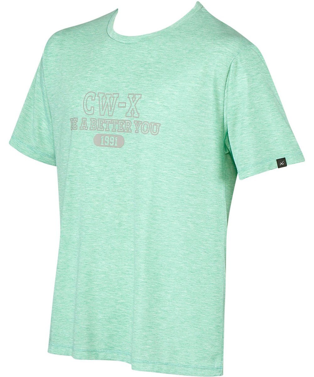 CW-X 【UNISEX】 CW-X トップス 3分袖 カジュアルＴシャツ 少しゆったりとした着用感 吸汗速乾 半袖 ユニセックス DLR105 /ワコール 