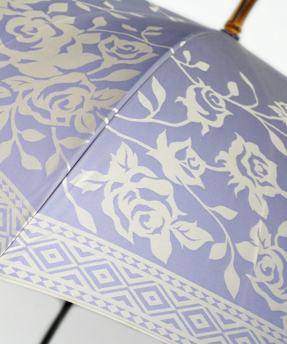 槇田商店 Kirie バラ ロイヤルパープル 折りたたみ傘 