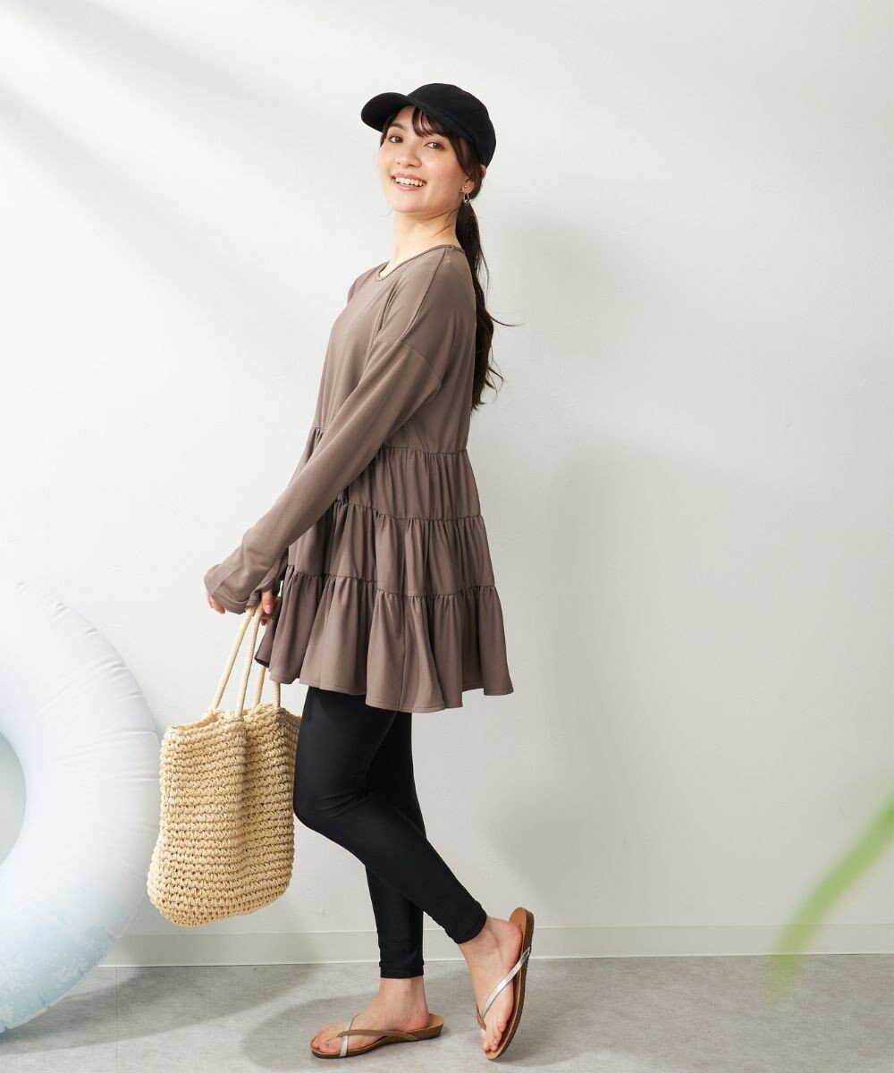 OP／FILA 【Ocean Pacific】フレアラッシュＴシャツ 