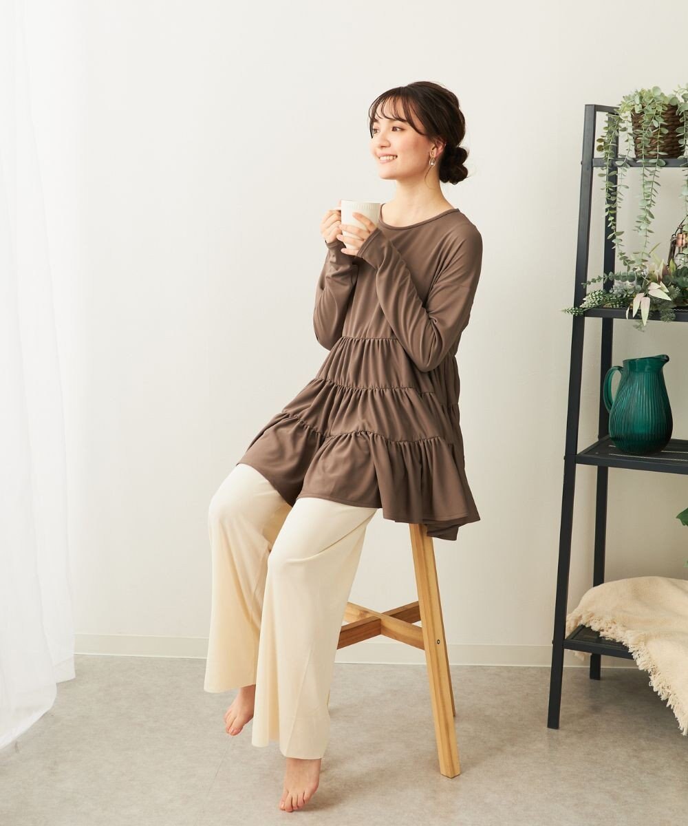 OP／FILA 【Ocean Pacific】フレアラッシュＴシャツ 