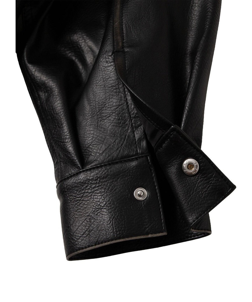 WEGO エイジドFレザーブルゾン 