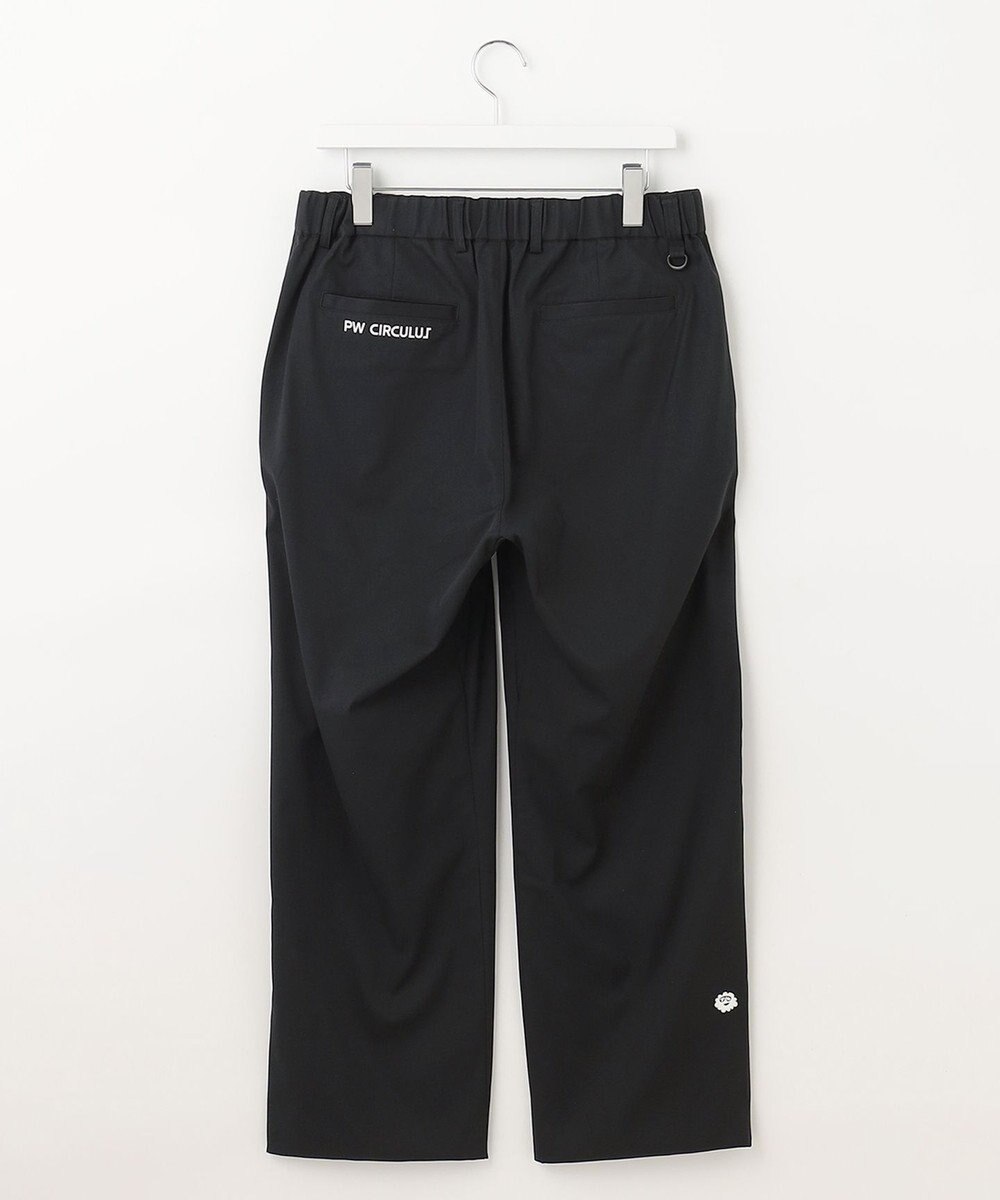 PW CIRCULUS 【MEN】【洗える/ストレッチ】ヘムスピンドル ワイド パンツ 