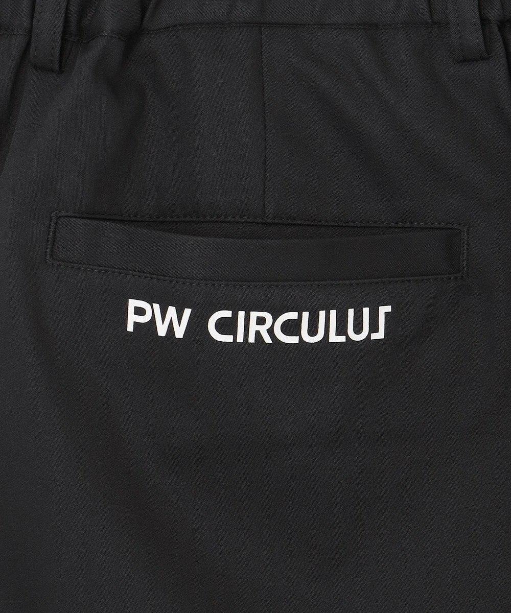 PW CIRCULUS 【MEN】【洗える/ストレッチ】ヘムスピンドル ワイド パンツ 