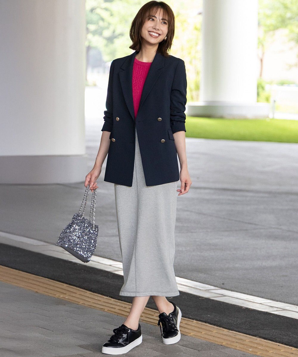 ANY SIS ウーステッドエステル テーラード ジャケット 