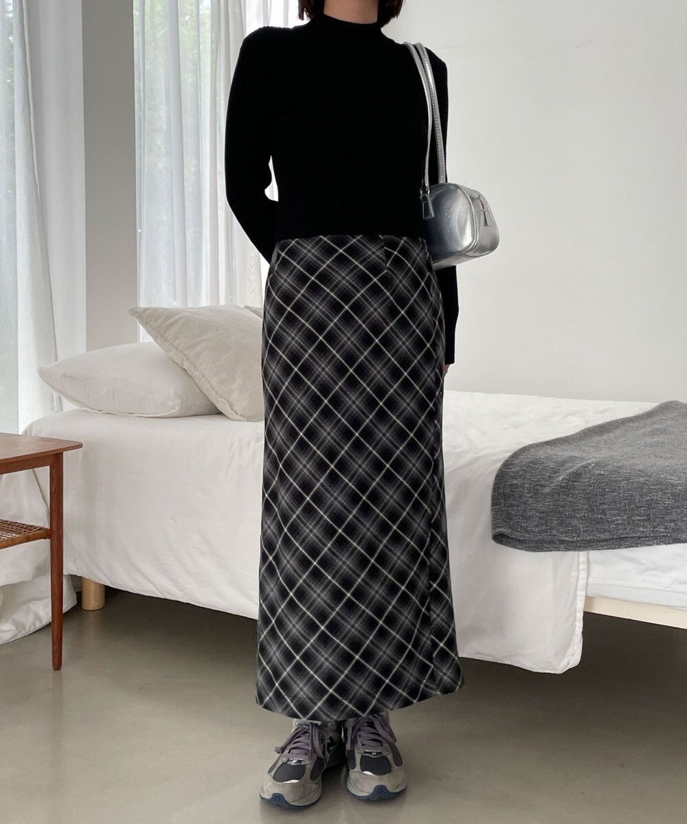 WEGO リブハイネックショートニット 