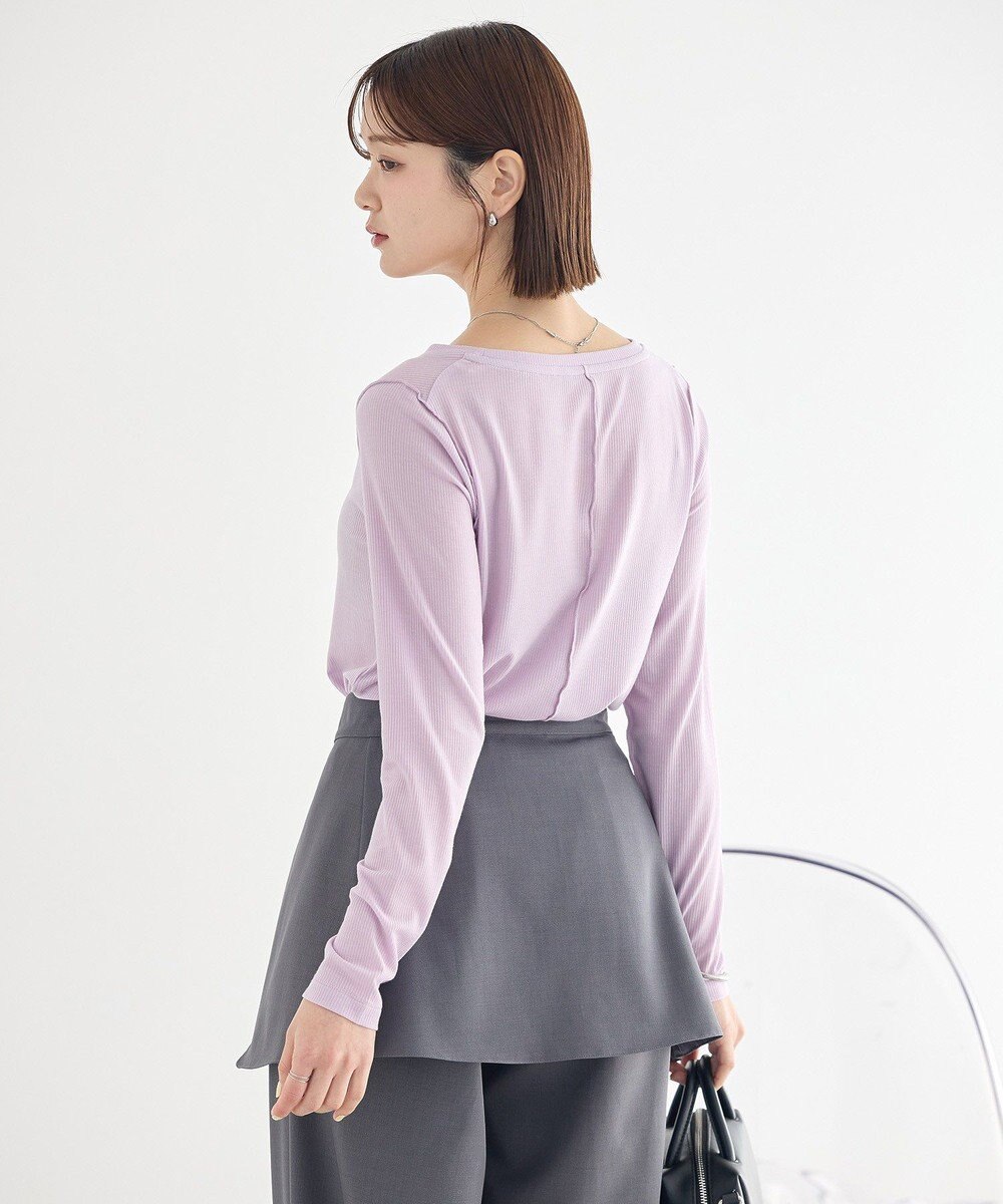 earth music&ecology 微シアーメロープルオーバー 