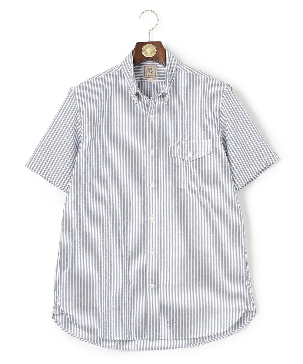 J.PRESS MEN 【WEB・一部店舗限定】シアサッカーストライプ シャツ/B.D 