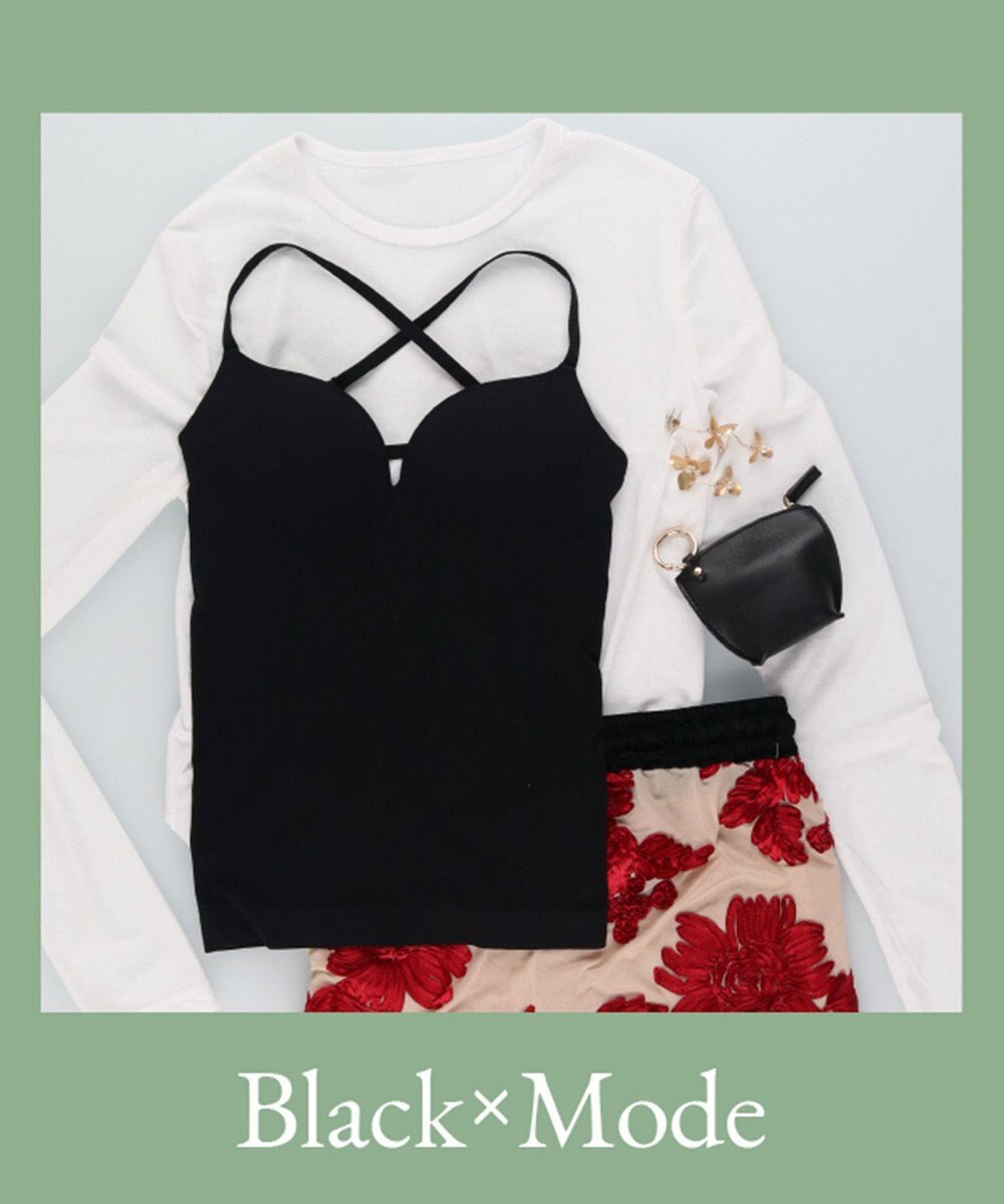 WACOAL 【GOCOCi ゴコチ】 カップ付きインナー ぴったりフィット ズレにくい 洗濯機洗い可能(ネット使用) ブラキャミソール ブラトップ レディース ノンワイヤー UGG122 /ワコール 