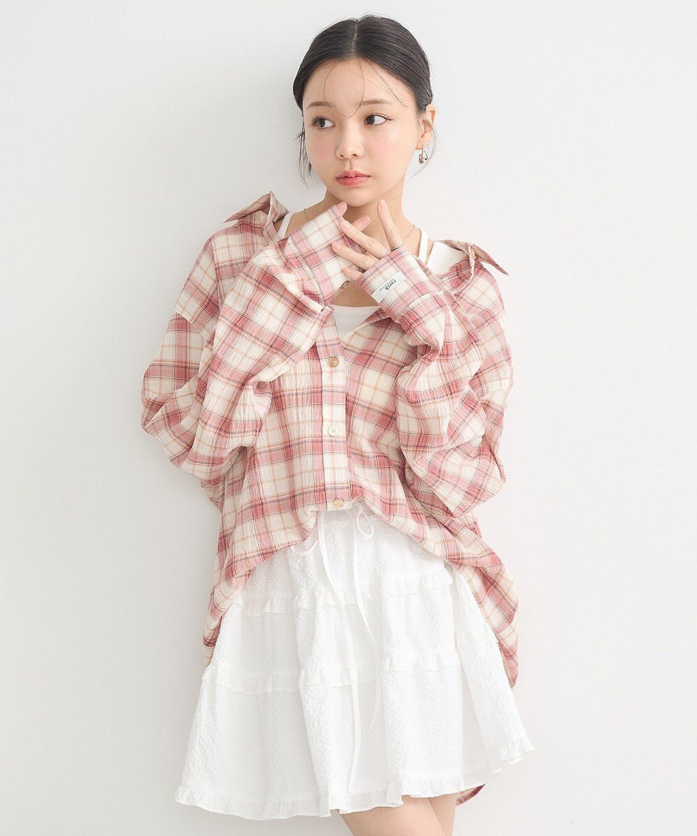 earth music&ecology アソートオーバーシャツ 