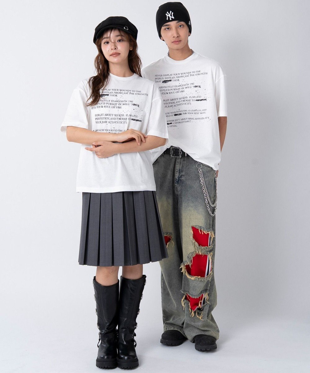 WEGO 【ユニセックス着用ITEM/XSSMLXLサイズ展開】アソートグラフィックBIG　T（SS）-2 