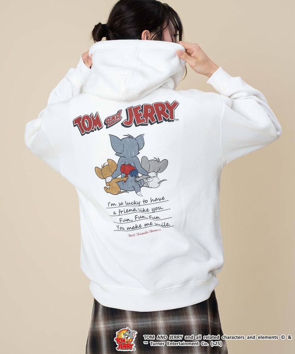 WEGO 【ユニセックス着用ITEM/25年秋冬新作】TOMandJERRYグラフィックプルオーバー 