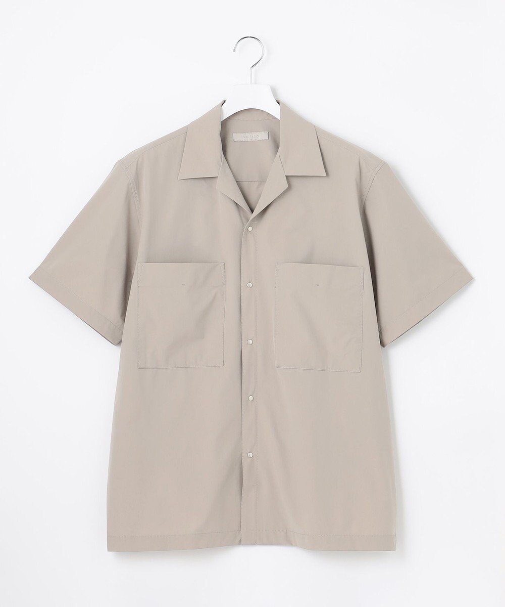 UNFILO MENS FINE MOVE オープンカラーシャツ [23年春夏商品] 