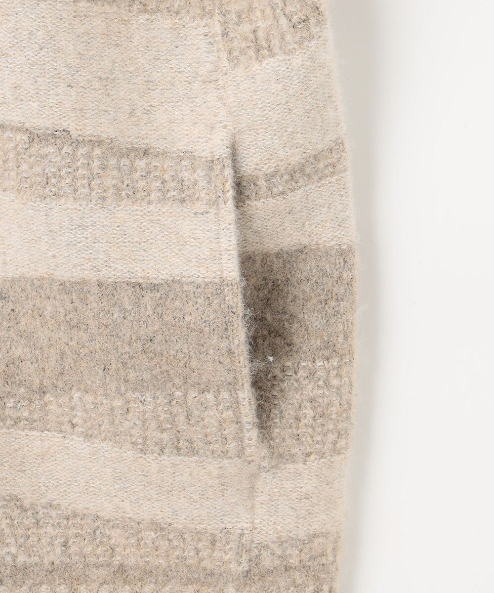 JOSEPH ABBOUD MOUNTAIN 【イタリア糸使用/軽量】ブークレーカモフラージュ  ニット ブルゾン 