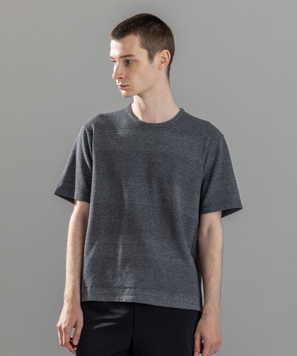 JOSEPH HOMME 新素材【清涼感/ストレッチ】リンクスメランジジャージー　クルーネックカットソー 