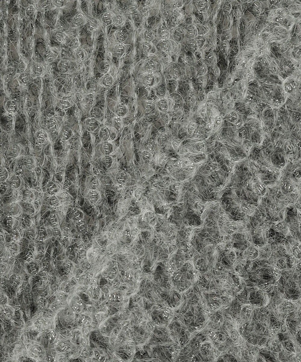 自由区 【カトリエムブーケ】Mohair lumineuxラメプルオーバ ーニット 