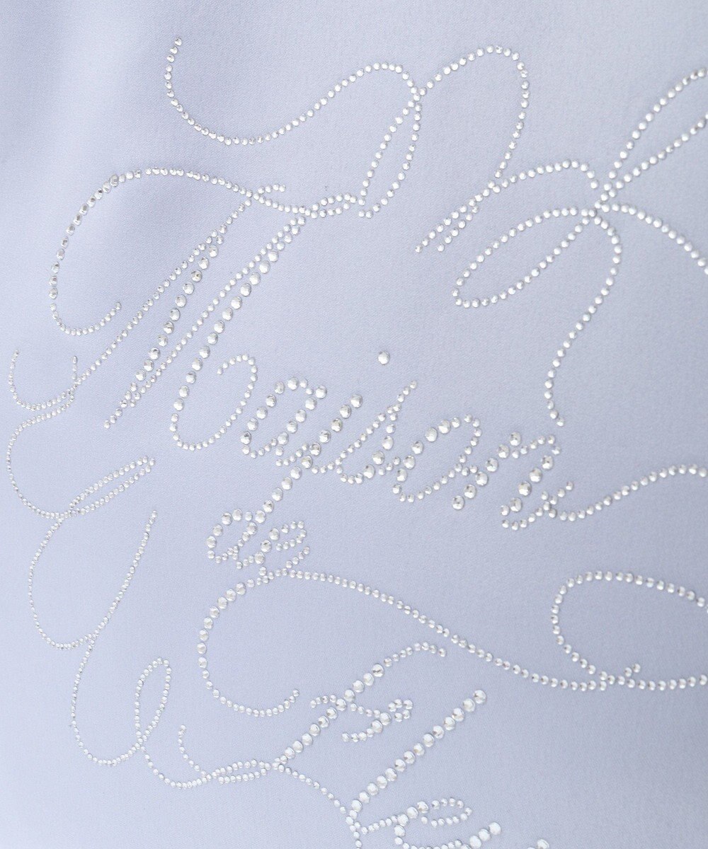 Maison de FLEUR EC限定チュールハンドルラインストーントートバッグ 