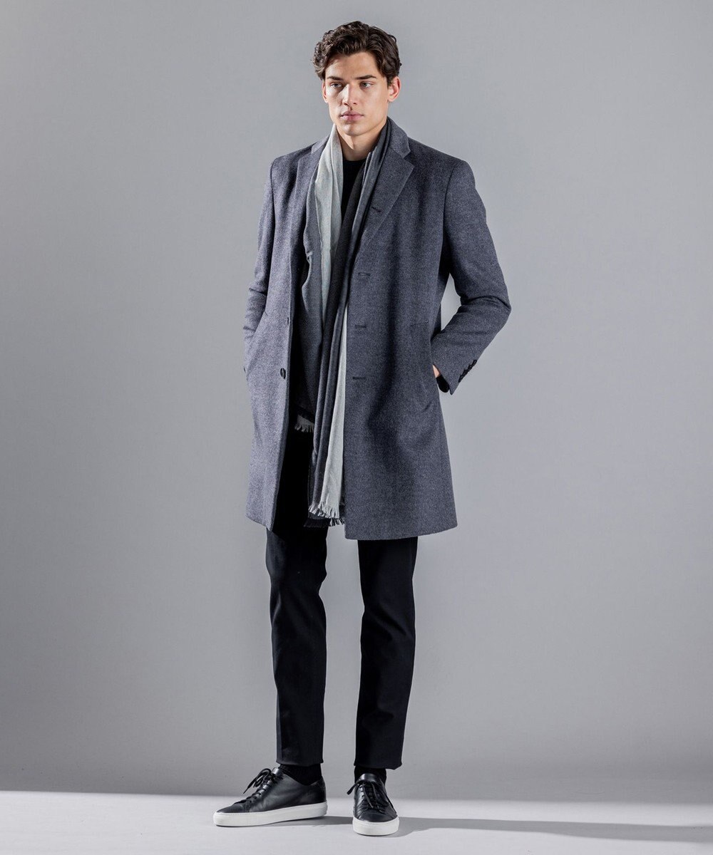 JOSEPH HOMME グロッシーウール　チェスターコート 