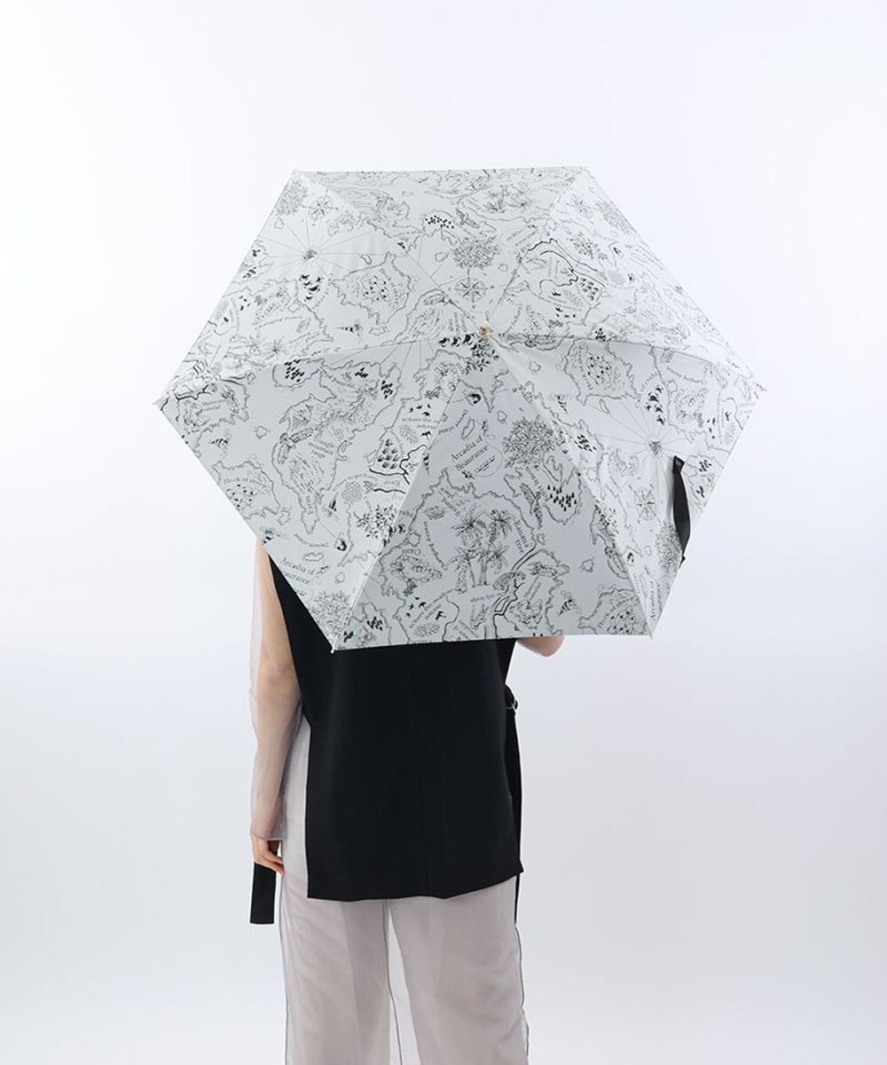 AURORA Beaurance （ビューランス）プリント晴雨兼用傘（2段折り畳み・トップフラット） 