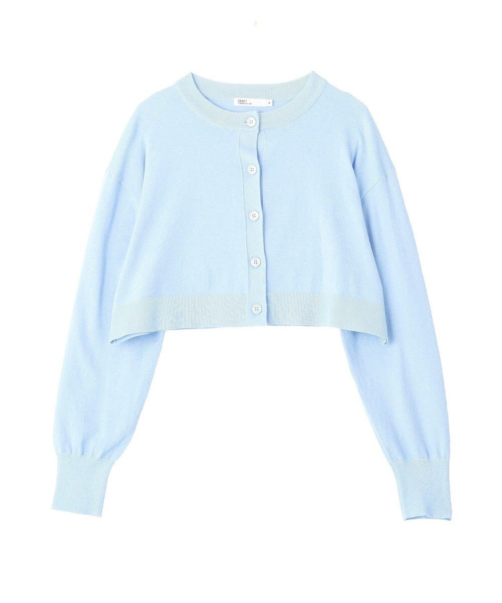 CRAFT STANDARD BOUTIQUE 選べる丈/クルーネックカーディガン 