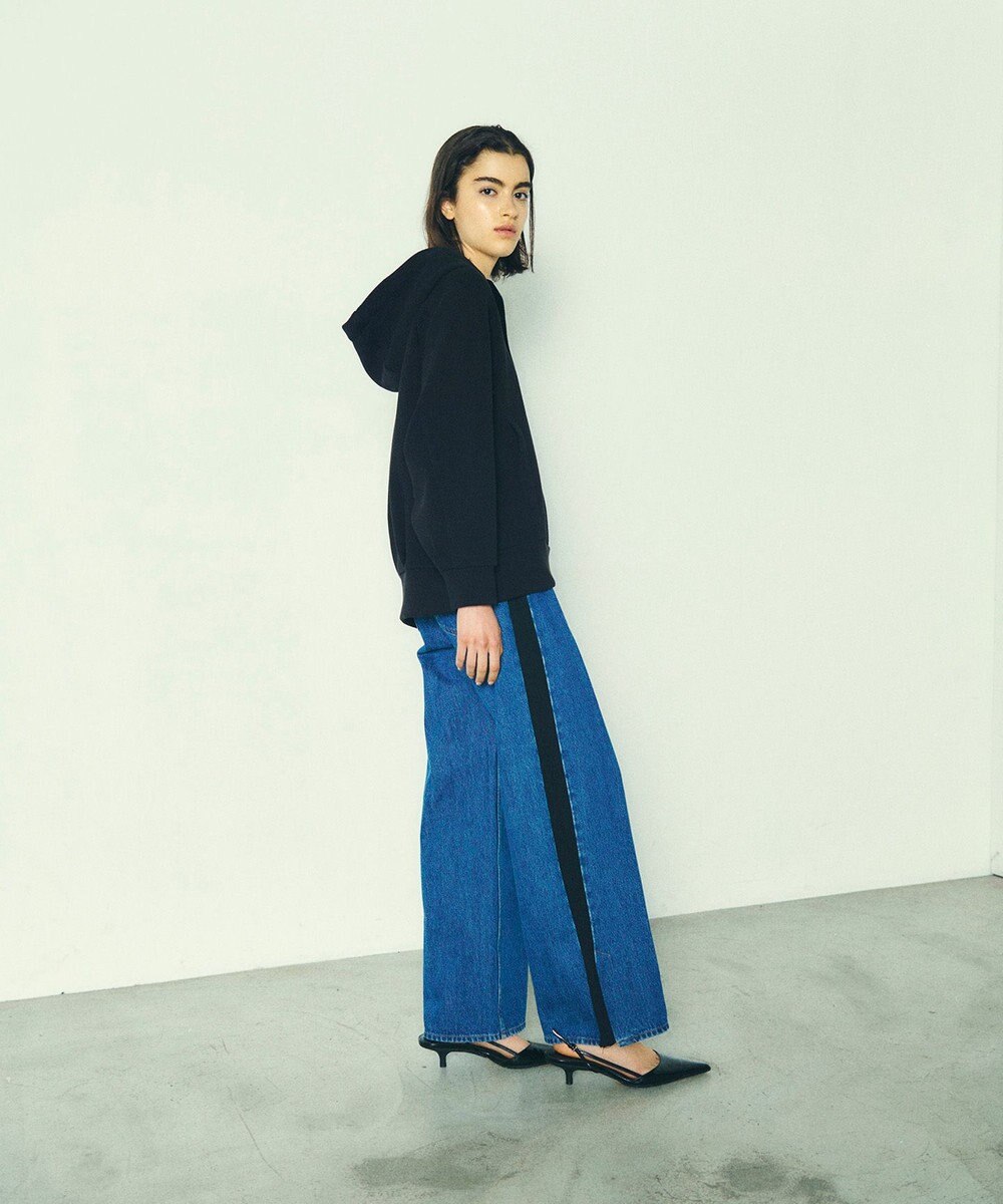 GRACE CONTINENTAL ハーフジップフードトップ 