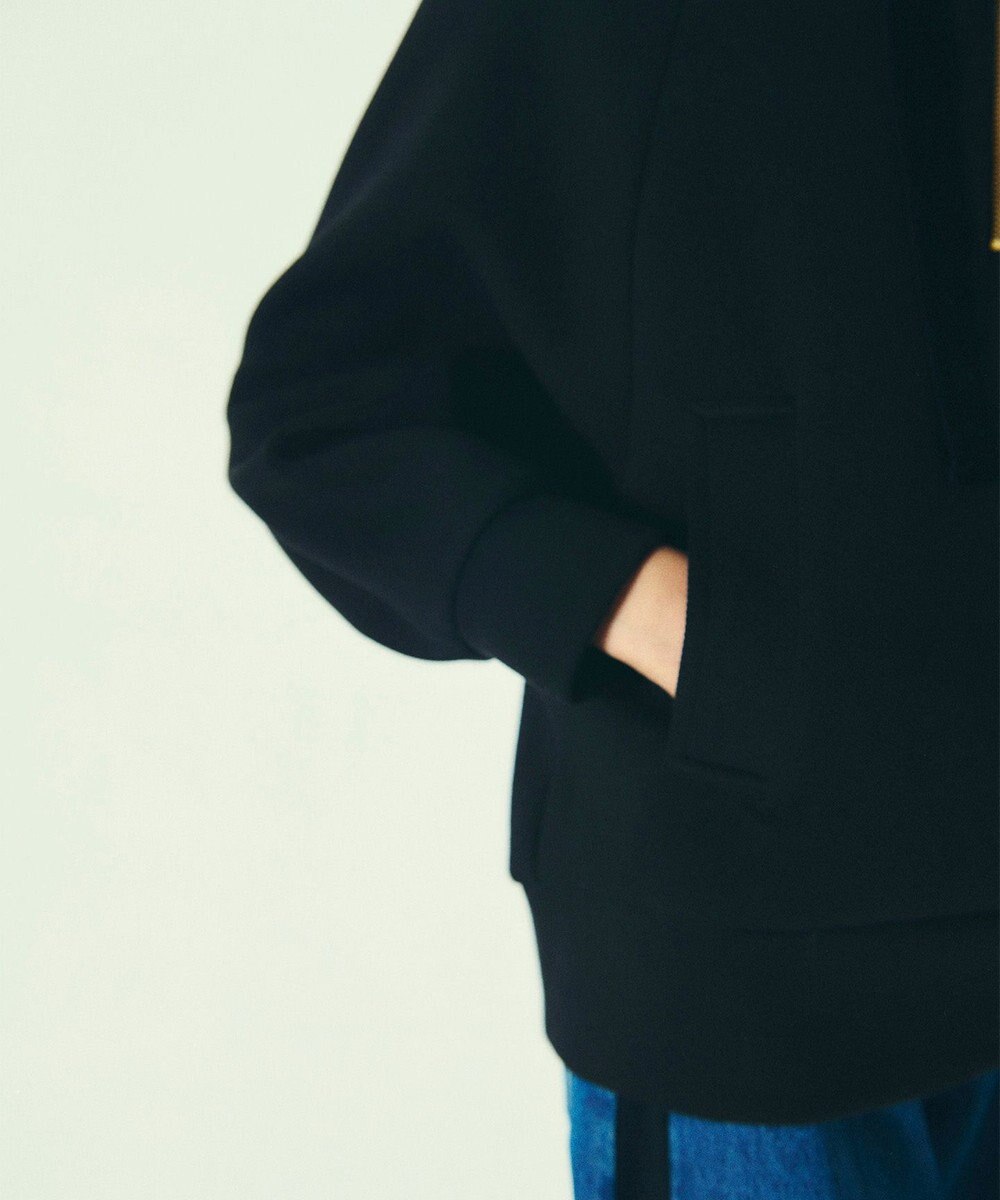 GRACE CONTINENTAL ハーフジップフードトップ 