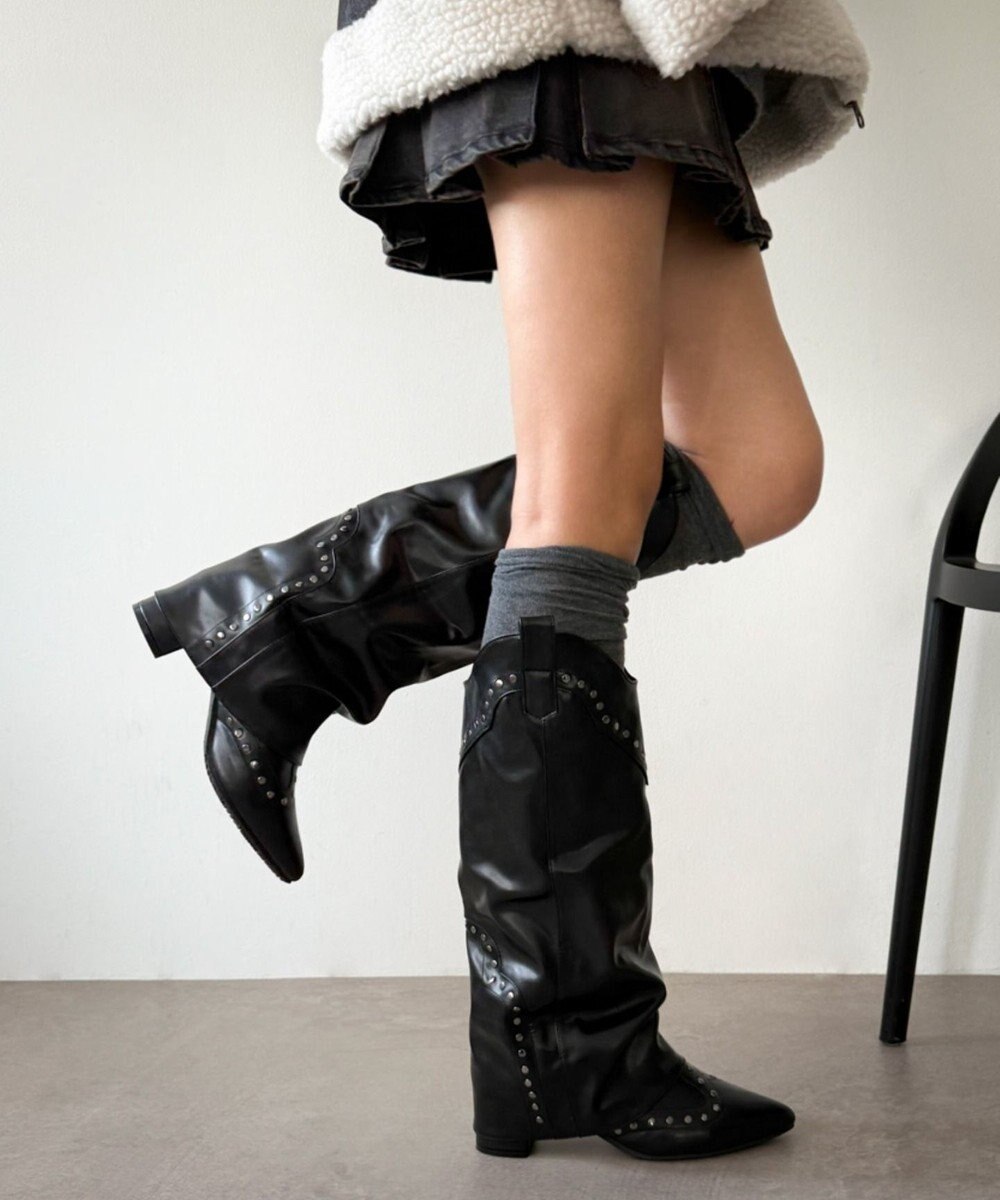 WEGO ウエスタンカバーロングブーツ 