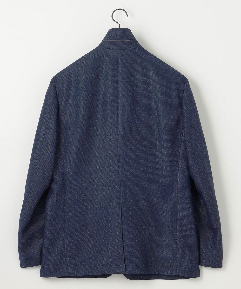 JOSEPH ABBOUD 【清涼/軽量/ストレッチ/ソフト】プリントレノクロス コンバーチブル ジャケット 