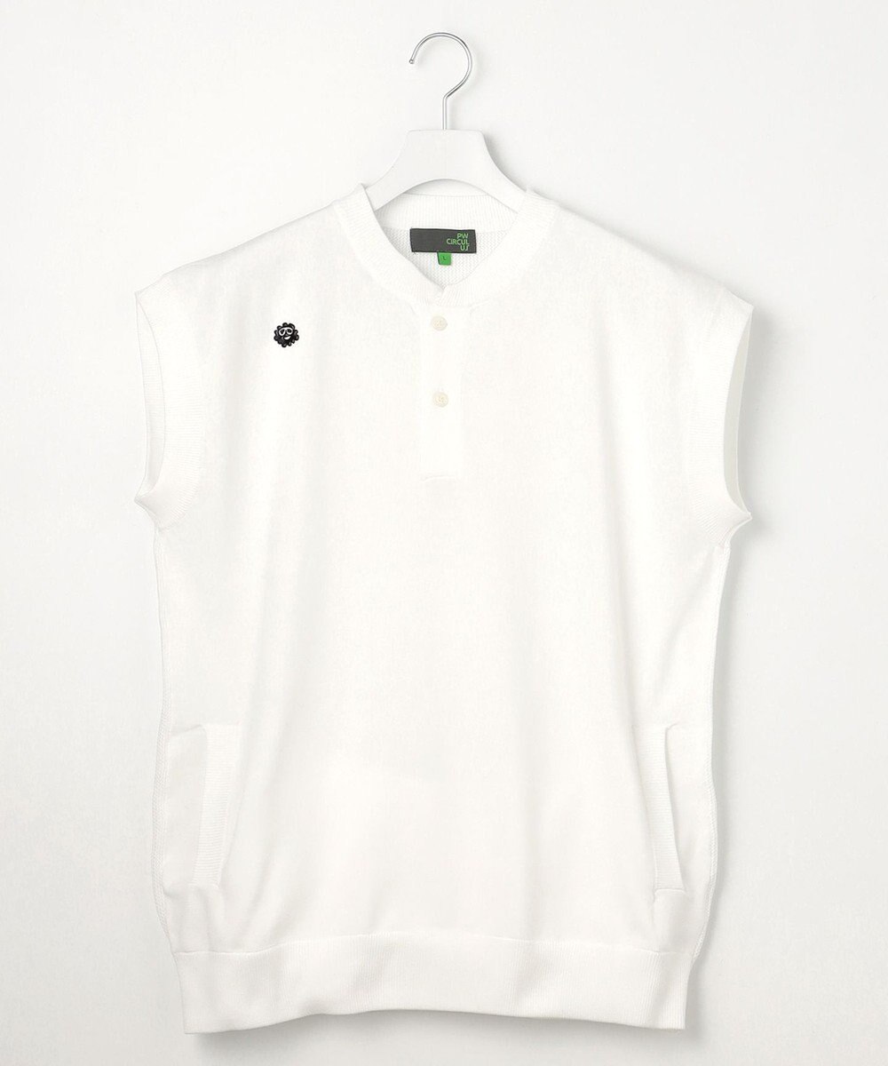 PW CIRCULUS 【MEN】バッグメッシュ ニットベスト 