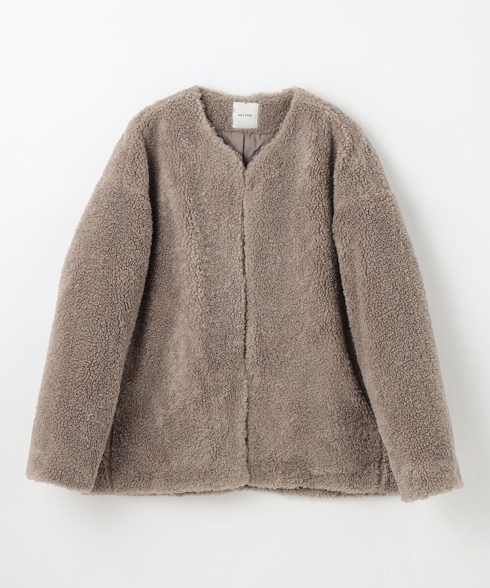 ANY L カールボアブルゾン 