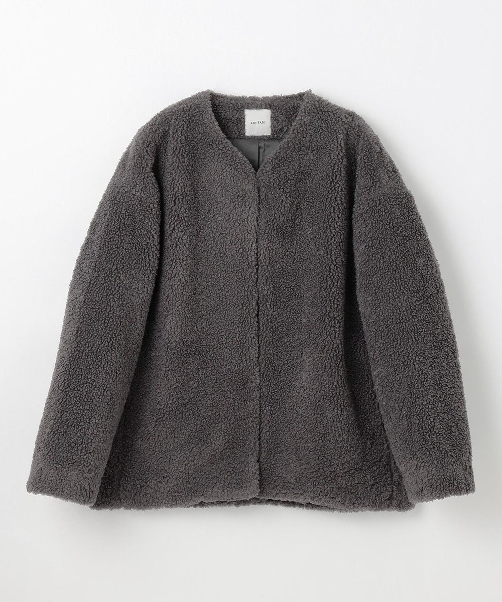 ANY L カールボアブルゾン 