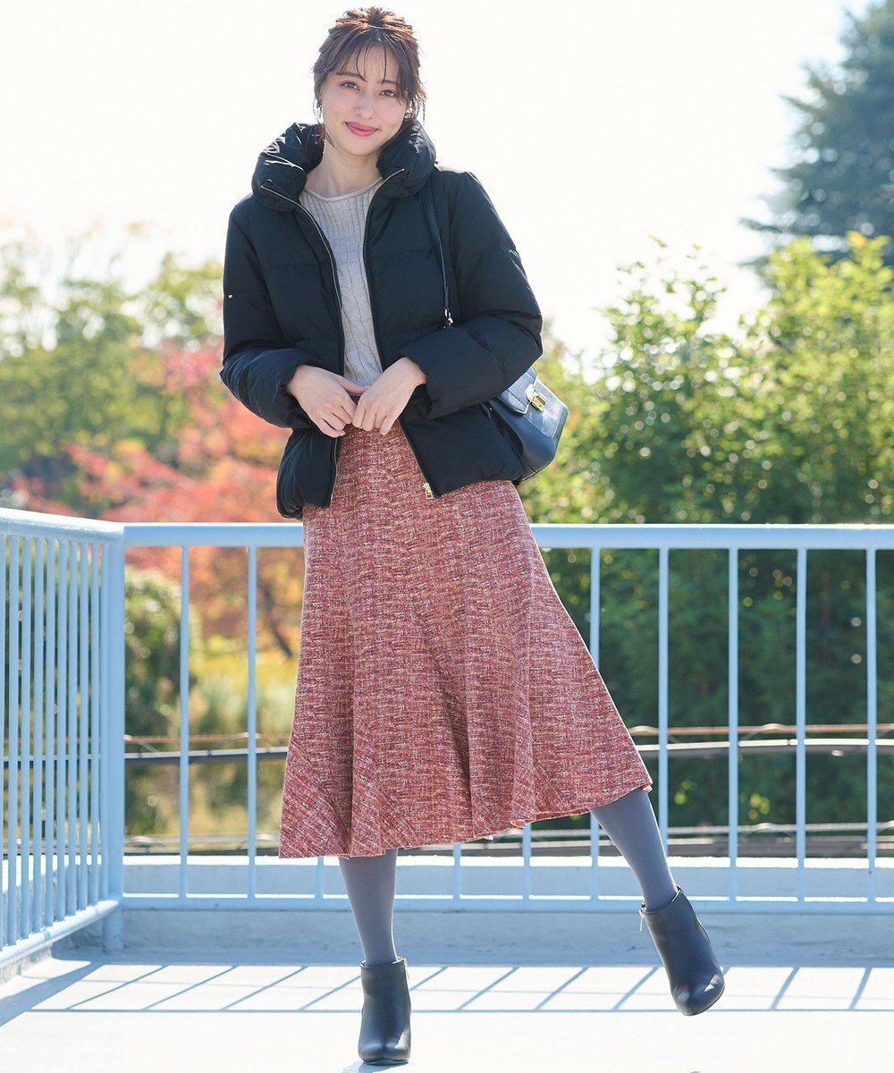 ANY SIS 【撥水】エコファイバーミックスショート ダウン 