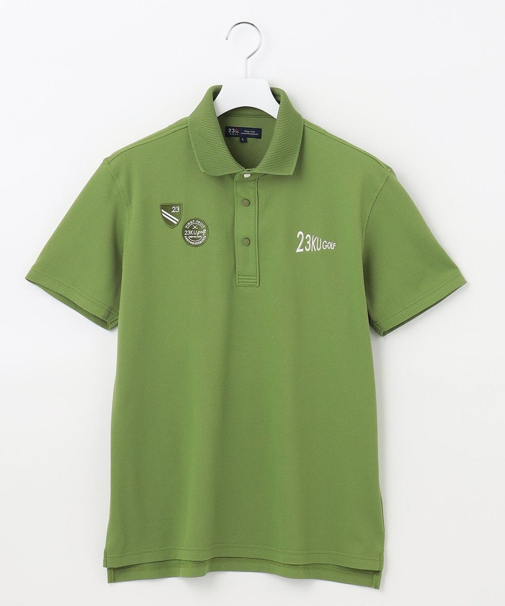 23区GOLF 【MEN】ハニカムカノコ半袖ポロシャツ 