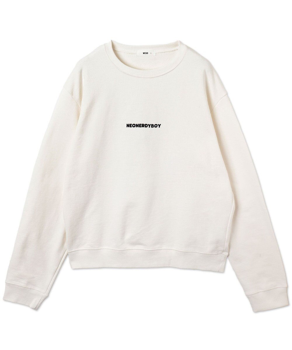 WEGO 【ユニセックス着用ITEM】THEBOYエルボーパッチクルーネックPO 