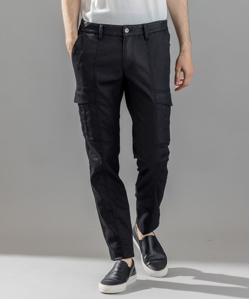 JOSEPH HOMME  新型【抜群のストレッチ性/光沢素材】ハイパワーソフトストレッチ デザインパンツ/ STICK DESIGN 