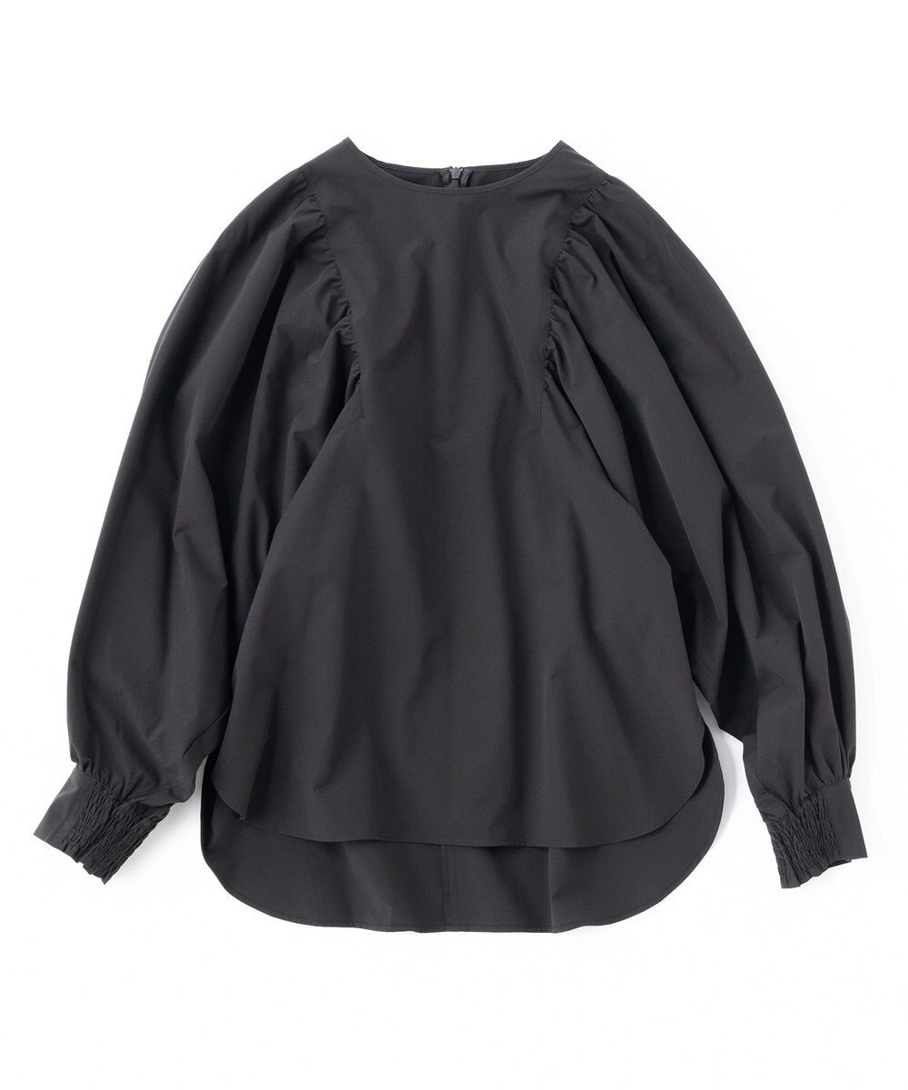 UNFILO 【撥水/軽量/ストレッチ】MOVE TEX ボリュームスリーブブラウス 