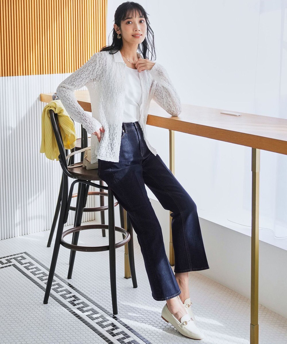 ANY SIS L レース シャツ 