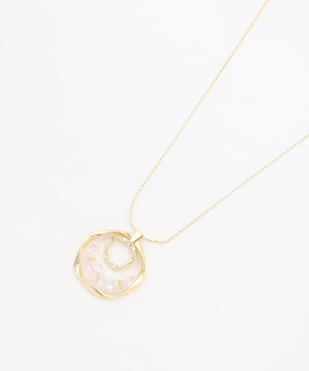 J.PRESS LADIES ３連リングネックレス 