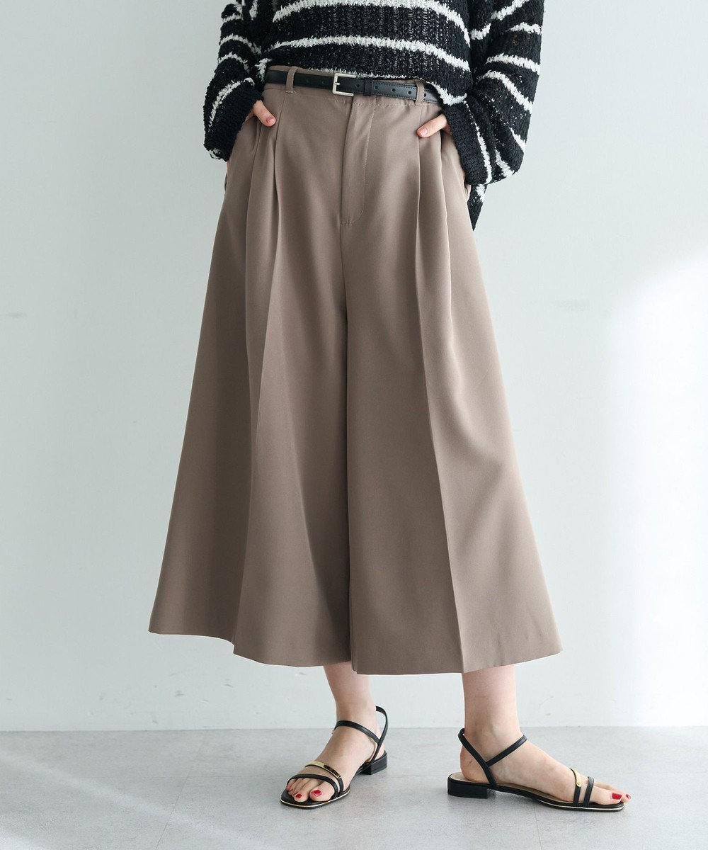 YECCA VECCA ベルトSETクロップド丈パンツ 