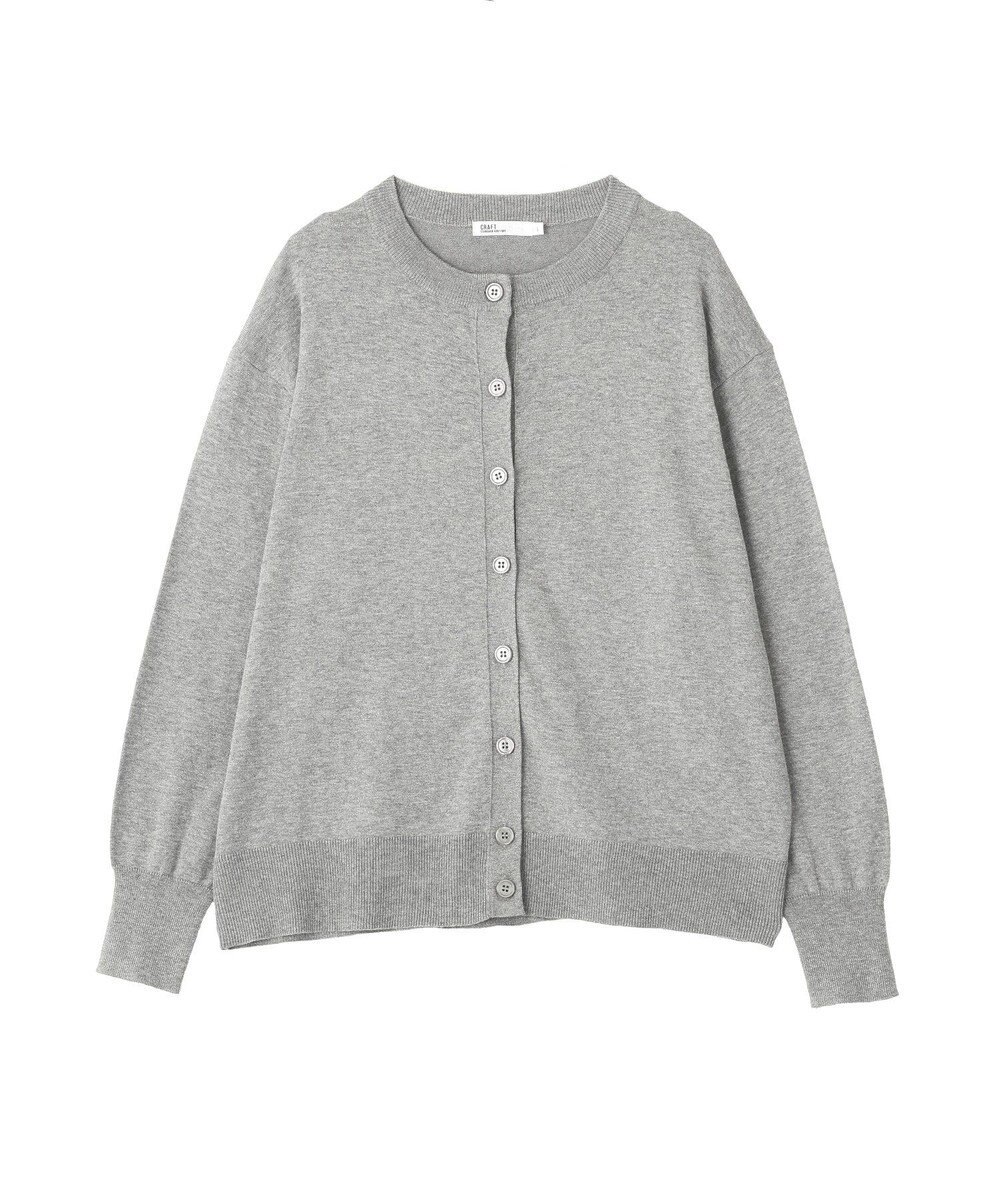 CRAFT STANDARD BOUTIQUE 選べる丈/クルーネックカーディガン 